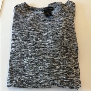 Women's Heather Gray Long Sleeve Ruched Top